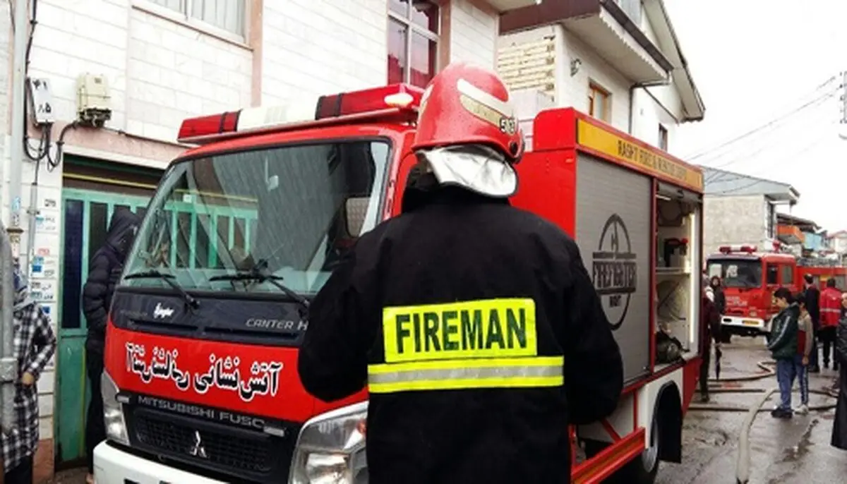 پوشش ۱۷ مورد حریق و حادثه توسط آتش نشانان شهر باران 