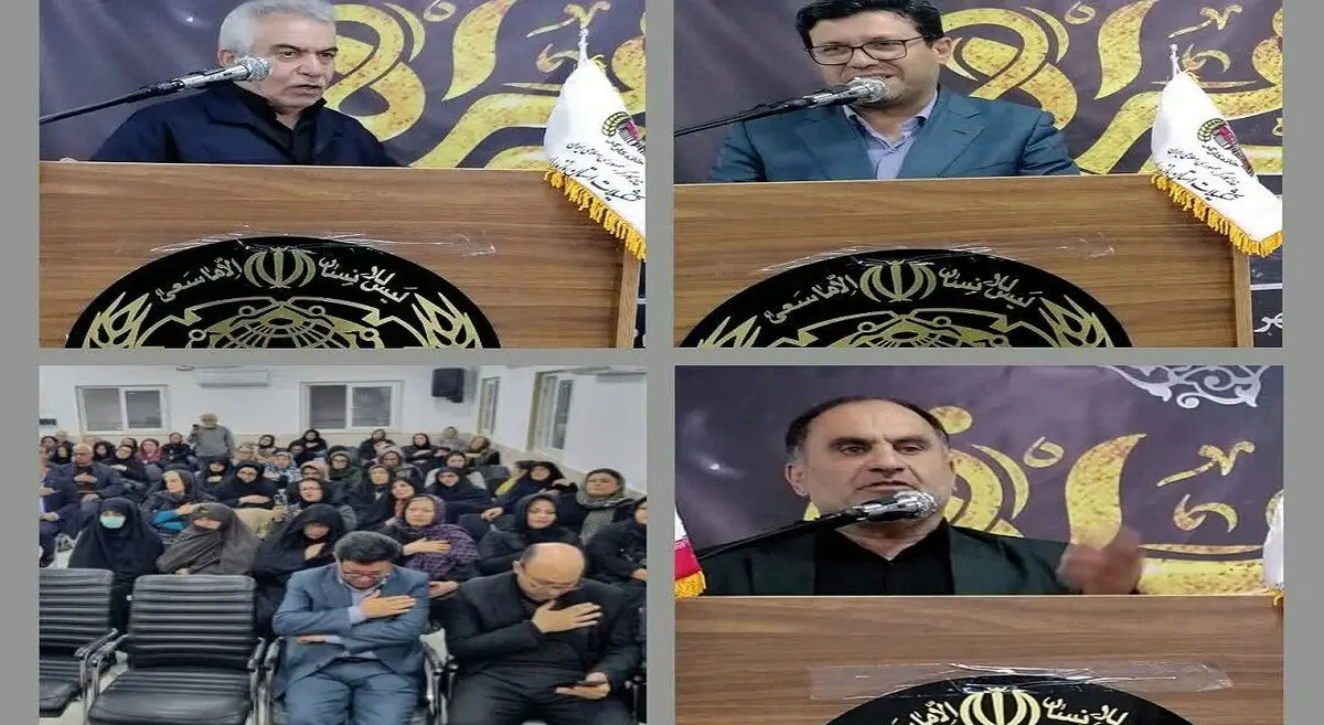برگزاری مراسم سوگواری شهادت حضرت زهرا(س) در خانه کارگر قائمشهر