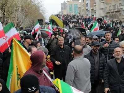 حضور رئیس سازمان انرژی اتمی در راهپیمایی روز قدس