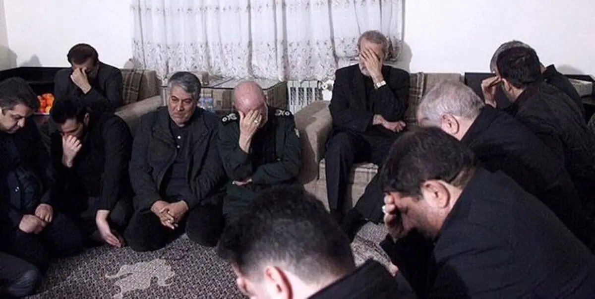 لاریجانی در منزل شهید سلیمانی حضور پیدا کرد