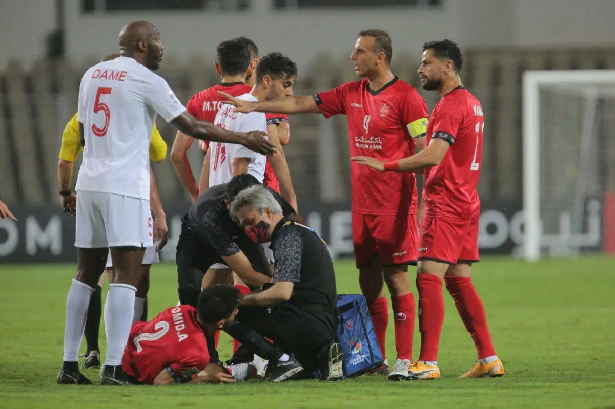 ویدئو: گل اول پرسپولیس به الریان توسط کامیابی‌نیا