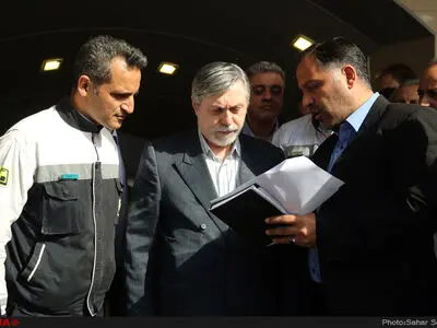 بازدید سرخو از شرکت بهره برداری مترو تهران