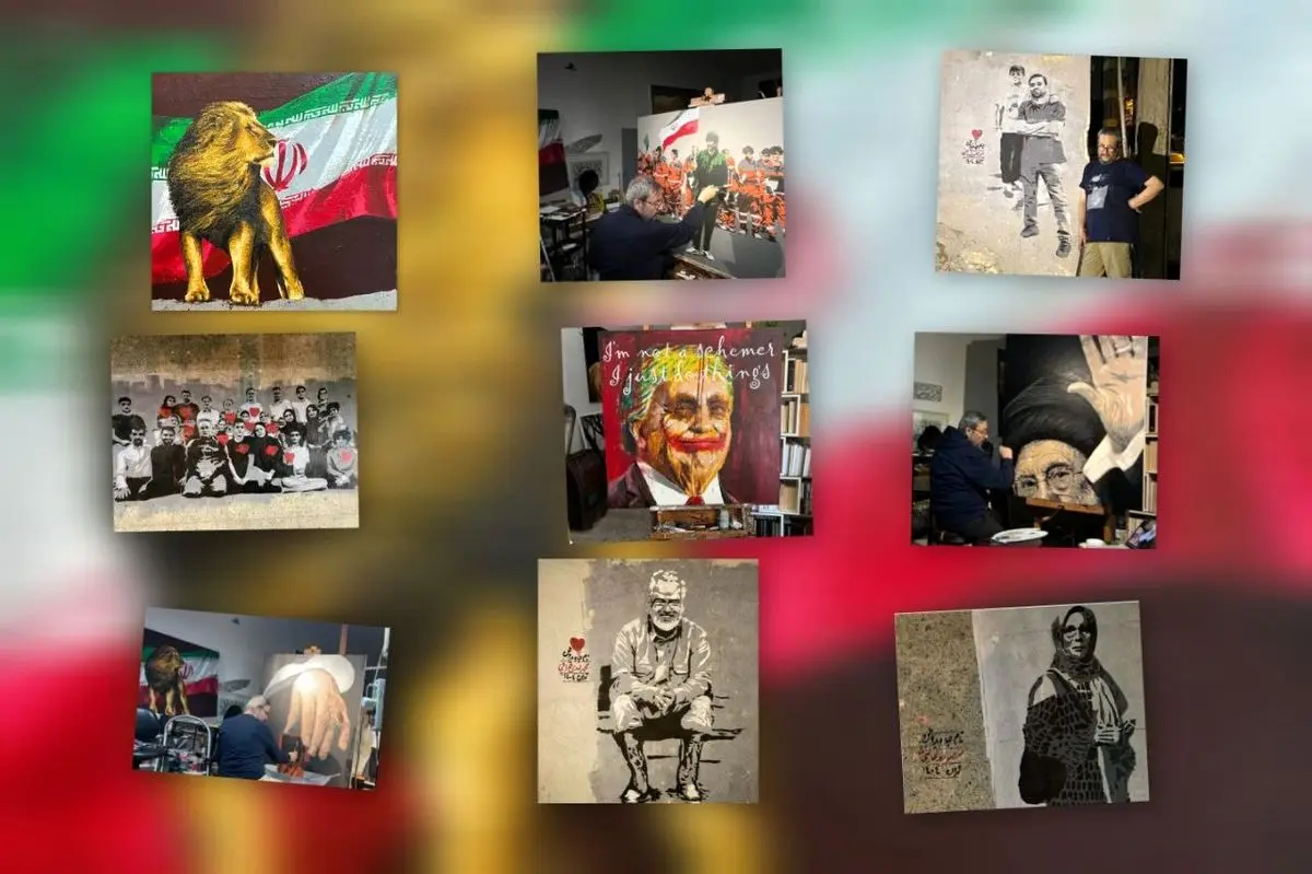 از تحریریه «سوره» تا بوم‌های مقاومت/ وقتی نقاشی، زبانِ شهدا و قهرمانان می‌شود