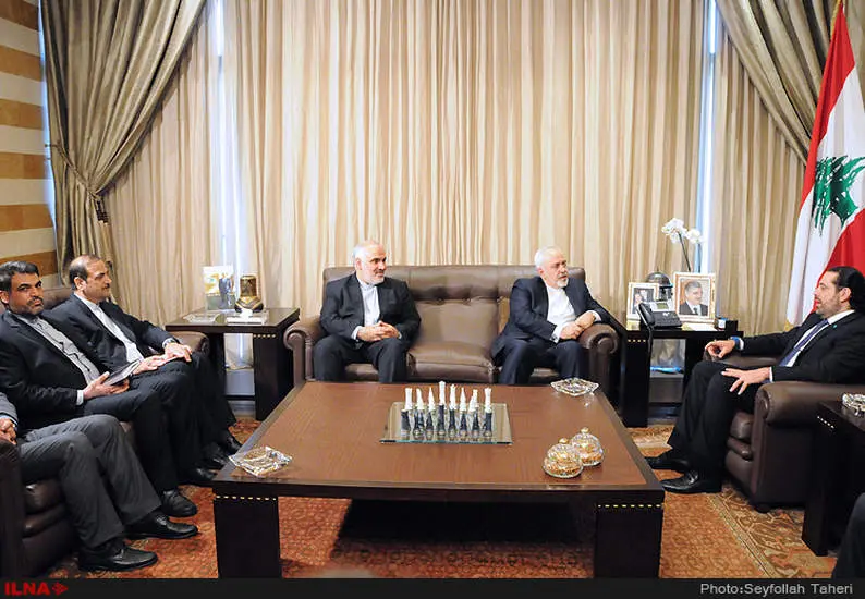 دیدار ظریف وزیر امور خارجه با سعد حریری نخست وزیر آینده لبنان