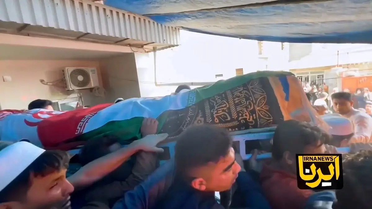 تشییع والیبالیست فقید تیم ملی از خانه پدری در روستای قانقرمه آق‌قلا گلستان + فیلم