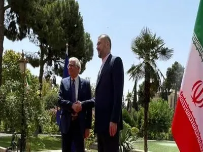 وزیر الخارجیة الایرانی یستقبل مسؤول السیاسة الخارجیة للاتحاد الاوروبی
