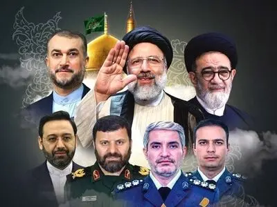 برگزاری مراسم بزرگداشت هفتمین روز شهادت رئیس جمهور در مسجد دانشگاه تهران 