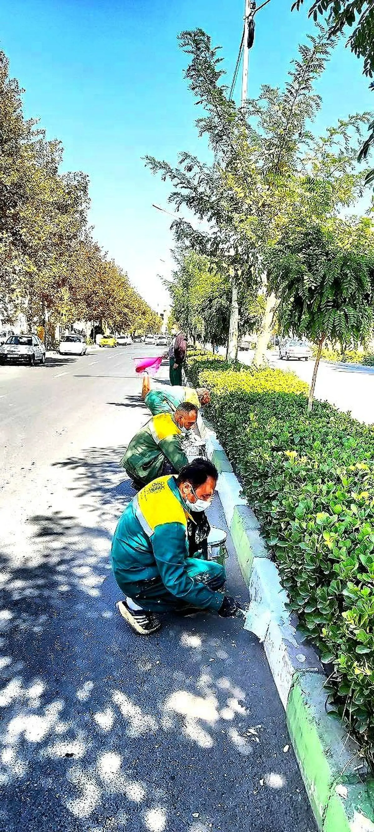 60 کیلومتر از جداول معابر شهر ارومیه رنگ آمیزی شده است