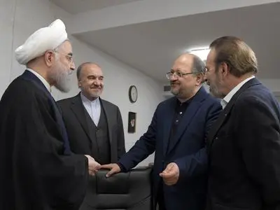 تصاویر دیدار جمعی از وزیران و معاونان سابق با روحانی