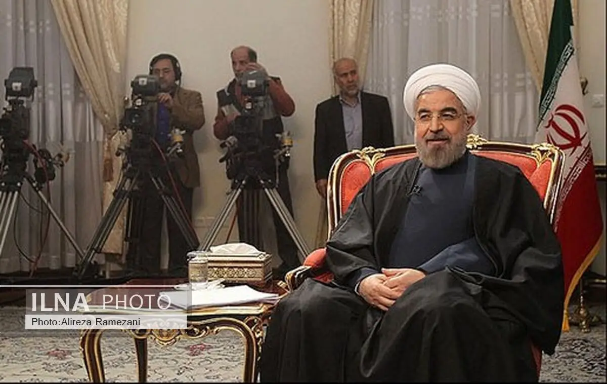 رئیس‌جمهور از دوربین شبکه یک با مردم سخن می‌گوید
