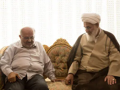 عیادت امام جمعه قزوین از پیشکسوت عرصه مطبوعات قزوین