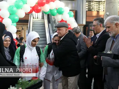 بازگشت کاروان ایران از بازی‌های پاراآسیایی جوانان (گزارش تصویری)