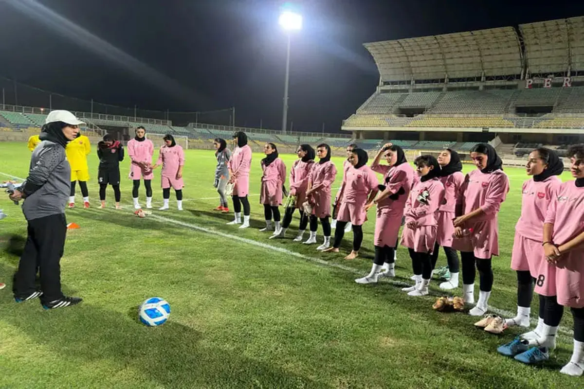 تمرینات تیم فوتبال بانوان پرسپولیس استارت خورد