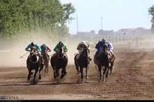 فوت چابکسوار در مسابقه اسبدوانی بندر ترکمن/فیلم