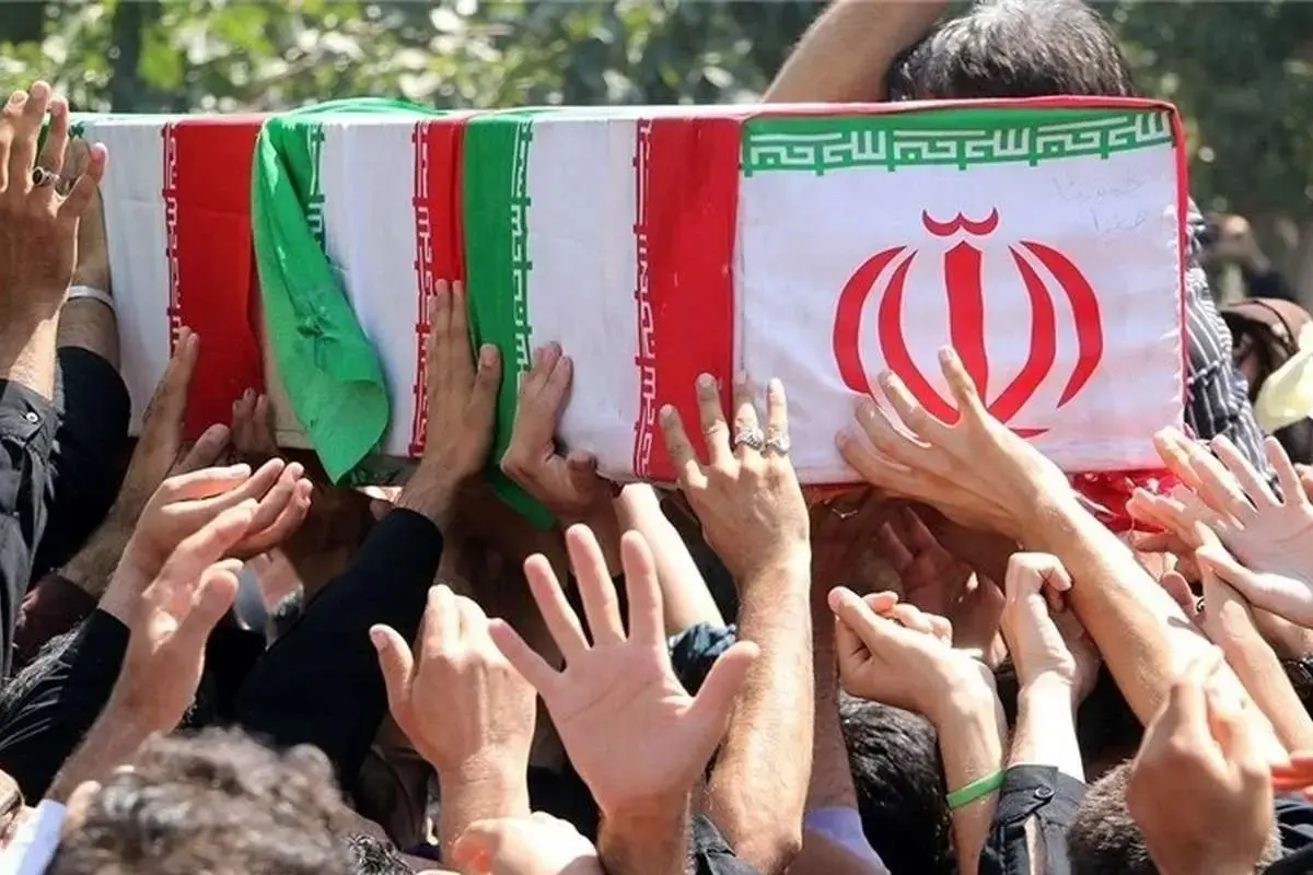برگزاری مراسم تشیییع شهدای گلستانی حمله رژیم صهیونیستی به مناطق مسکونی تهران