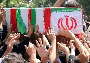 برگزاری مراسم تشیییع شهدای گلستانی حمله رژیم صهیونیستی به مناطق مسکونی تهران