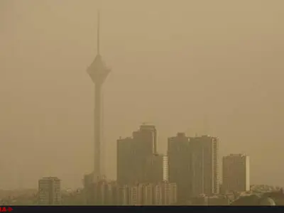 ورود توده گرد‌وغبار به تهران