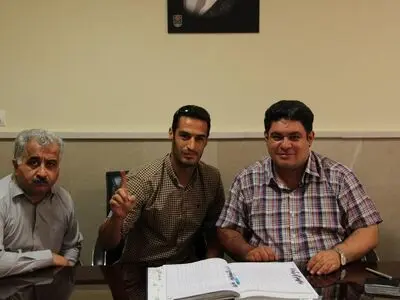 حسینی با گسترش فولاد ثبت کرد + عکس