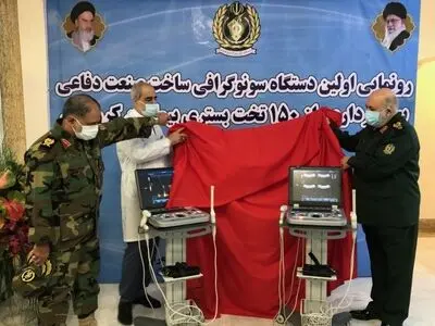 رونمایی از نخستین دستگاه سونوگرافی بومی کشور ساخت متخصصان صنعت دفاعی