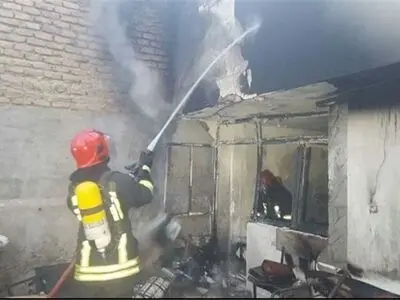 حریق در یک مجتمع مسکونی
