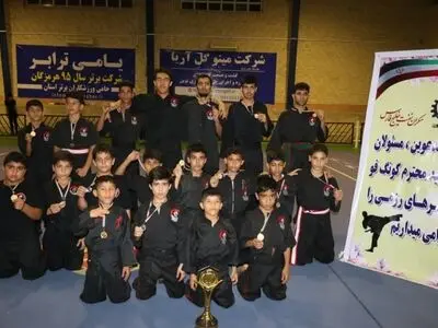"مکران نفت خلیج فارس" قهرمان کونگ فوی هرمزگان