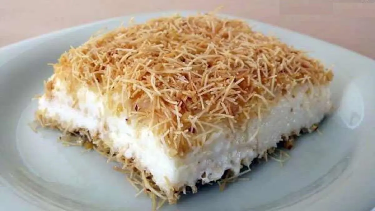 طرز تهیه کادایف شیری