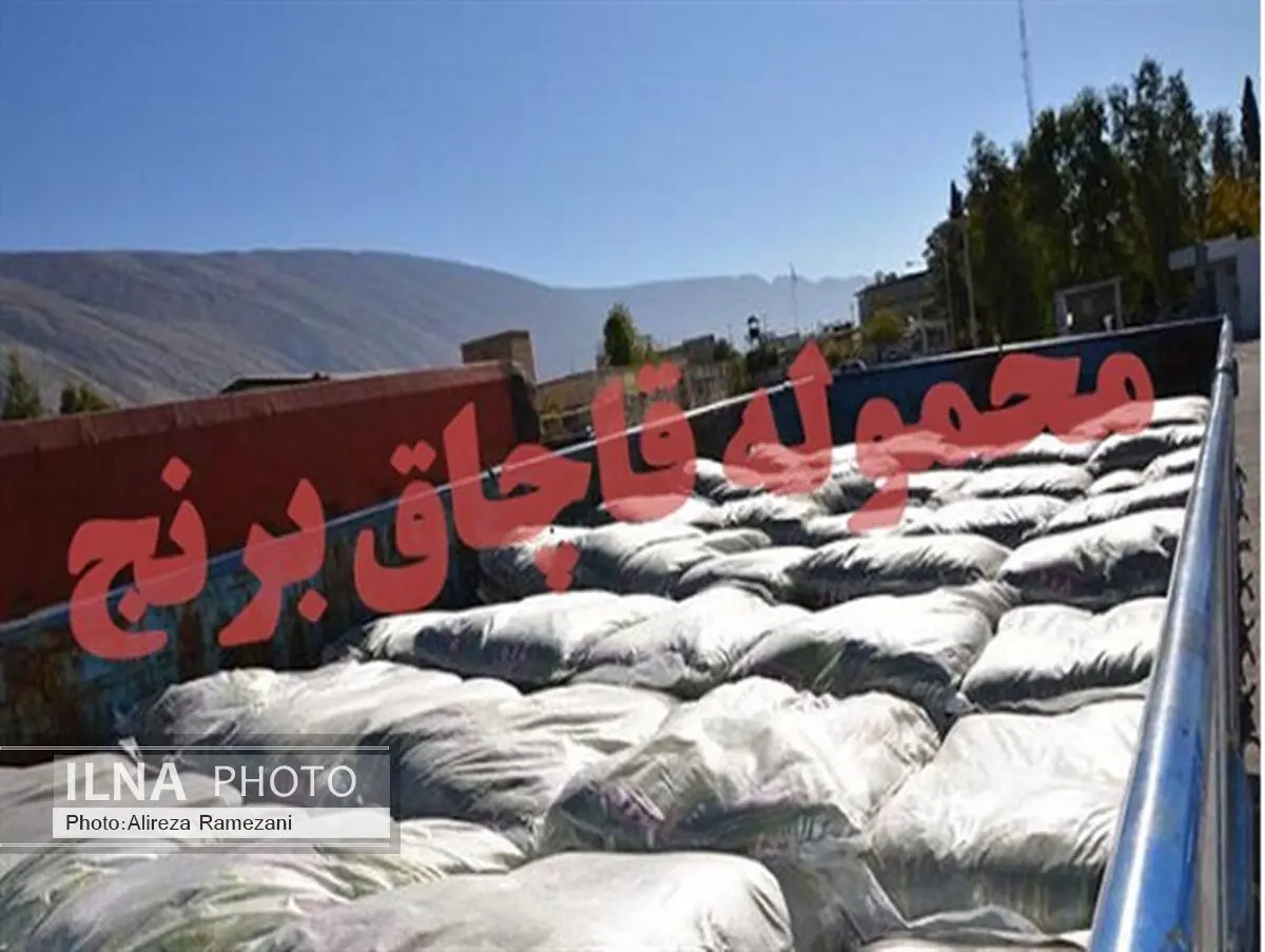 پلیس محموله برنج قاچاق را در جهرم توقیف کرد
