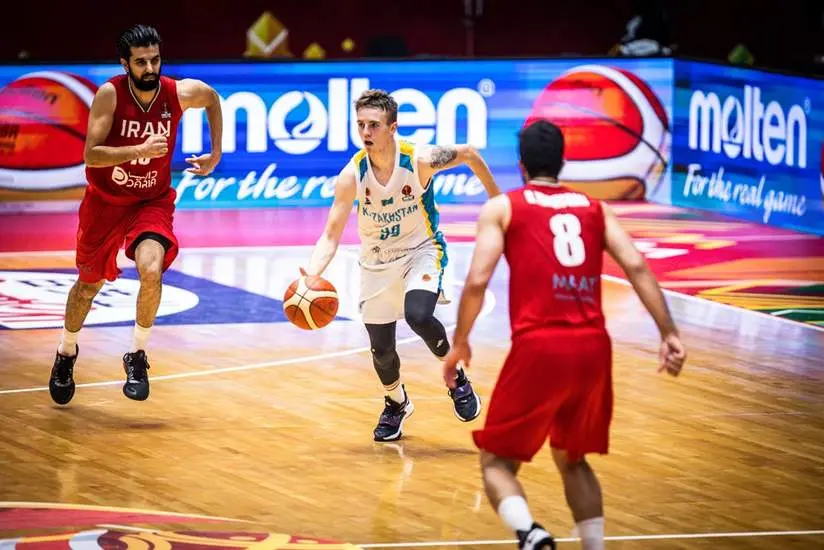 بازی بسکتبال ایران و قزاقستان