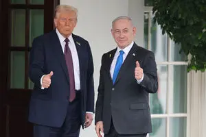 دیدار ترامپ و نتانیاهو در کاخ سفید
