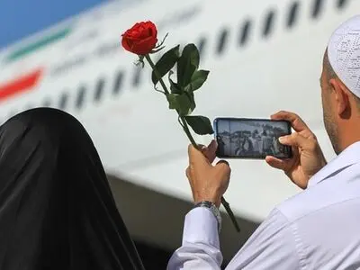 نخستین پرواز حج امسال فرودگاه مشهد به مقصد جده انجام شد