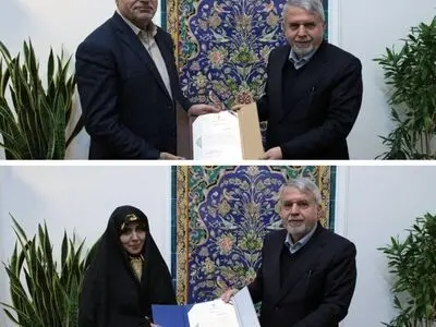 معارفه مشاور امور زنان و خانواده وزیر و مدیرعامل شرکت مادر تخصصی توسعه ایرانگردی و جهانگردی