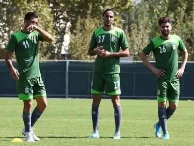 تیم ملی در زمین الاهلی تمرین می کند