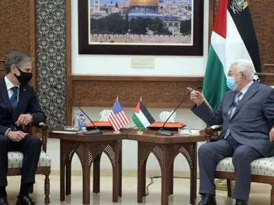 دیدار بلینکن و عباس در رام‌الله