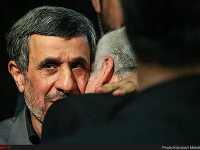 مراسم ترحیم برادر محمود احمدی نژاد