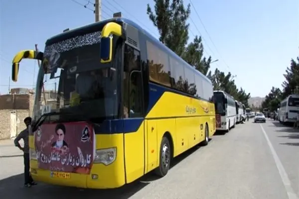 اختصاص ۱۵۰ دستگاه اتوبوس برای انتقال زائران کرمانشاه به مرقد امام خمینی (ره)