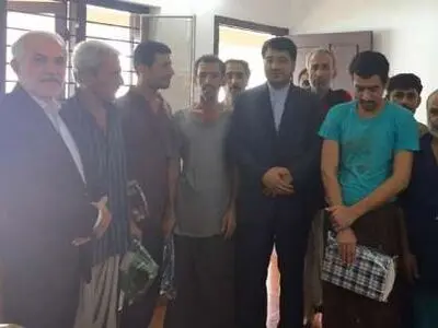 الافراج عن 11 بحارا ایرانیا محتجزا فی الهند