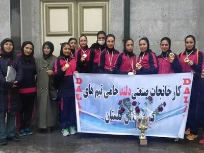 دختران کبدی کار گلستانی بر سکوی نخست ایستادند