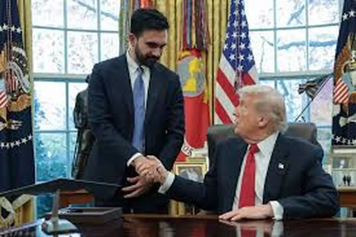 ممدانی در حضور ترامپ: او یک فاشیست است +فیلم