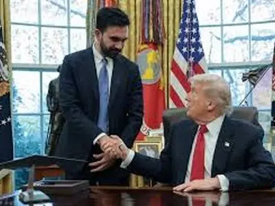 ممدانی در حضور ترامپ: او یک فاشیست است +فیلم