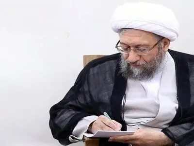 پیام تسلیت آملی لاریجانی در پی درگذشت حاج محمد قمی