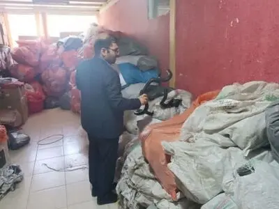 پلمب یک انبار قطعات یدکی خودرو در اهواز