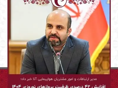 افزایش ۴۲ درصدی ظرفیت پروازهای نوروزی ۱۴۰۴