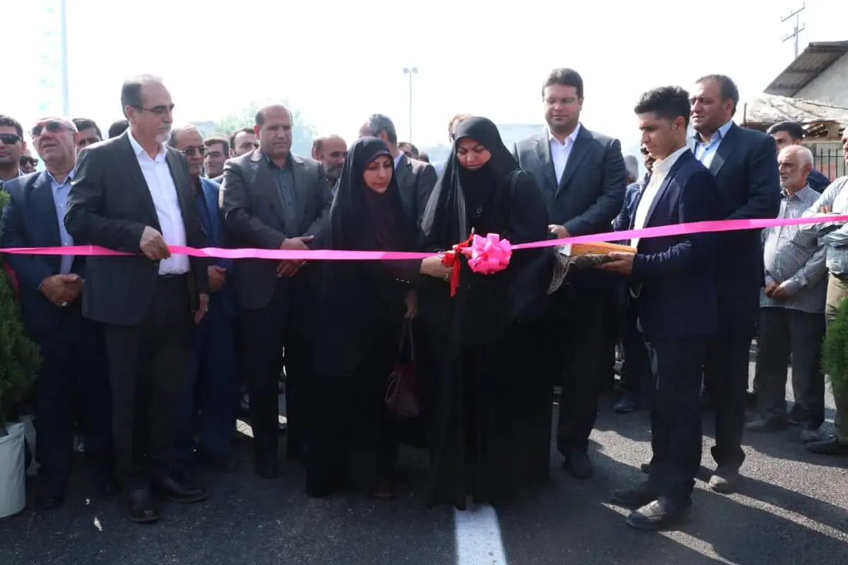 میانگذر شهید آملی در ساری به بهره برداری رسید