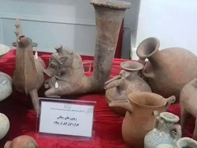 رونمایی204 قطعه اشیاء تاریخی انتقال یافته از موزه ایران به موزه باستان شناسی زنجان