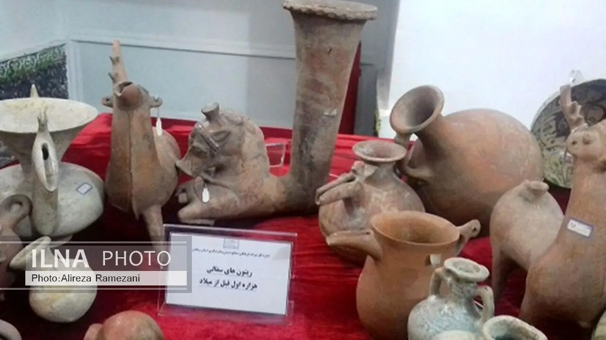 رونمایی204 قطعه اشیاء تاریخی انتقال یافته از موزه ایران به موزه باستان شناسی زنجان