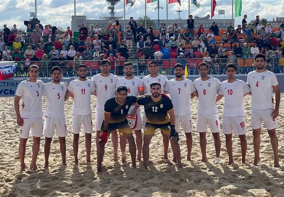  صعود ایران به فینال مسابقات فوتبال ساحلی رقابت‌های کشورهای مشترک‌المنافع 