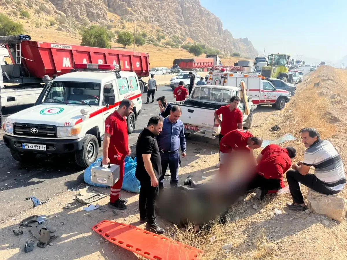 تصادف سه خودرو سواری در جاده بابامیدان ـ یاسوج با ۱۱مصدوم