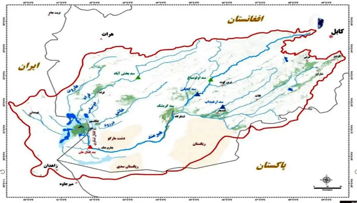 طالبان: نقدم حصة ایران المائیة على اساس معاهدة هیرمند