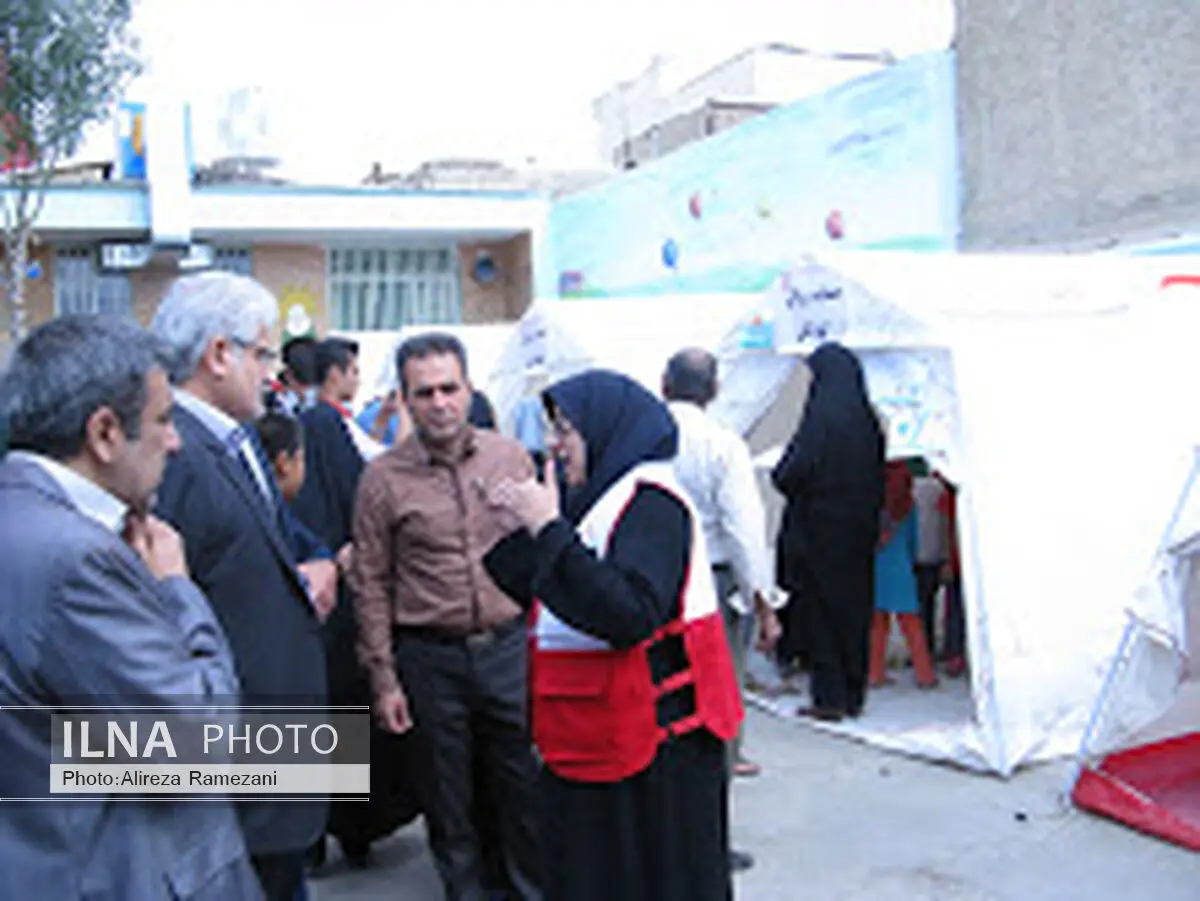 برگزاری مانور درمان اضطراری در هنگام بحران در کهریزک

