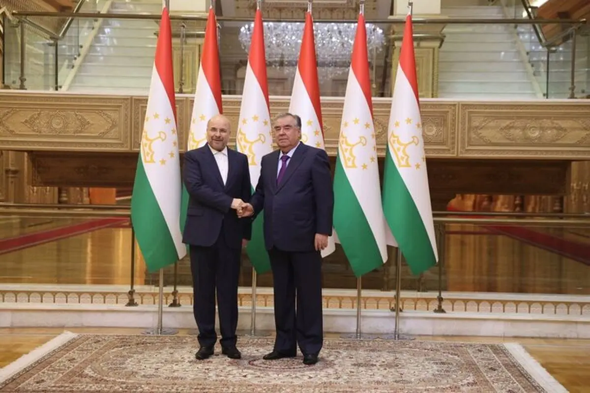 قالیباف با رئیس جمهور تاجیکستان دیدار و گفت و گو کرد
